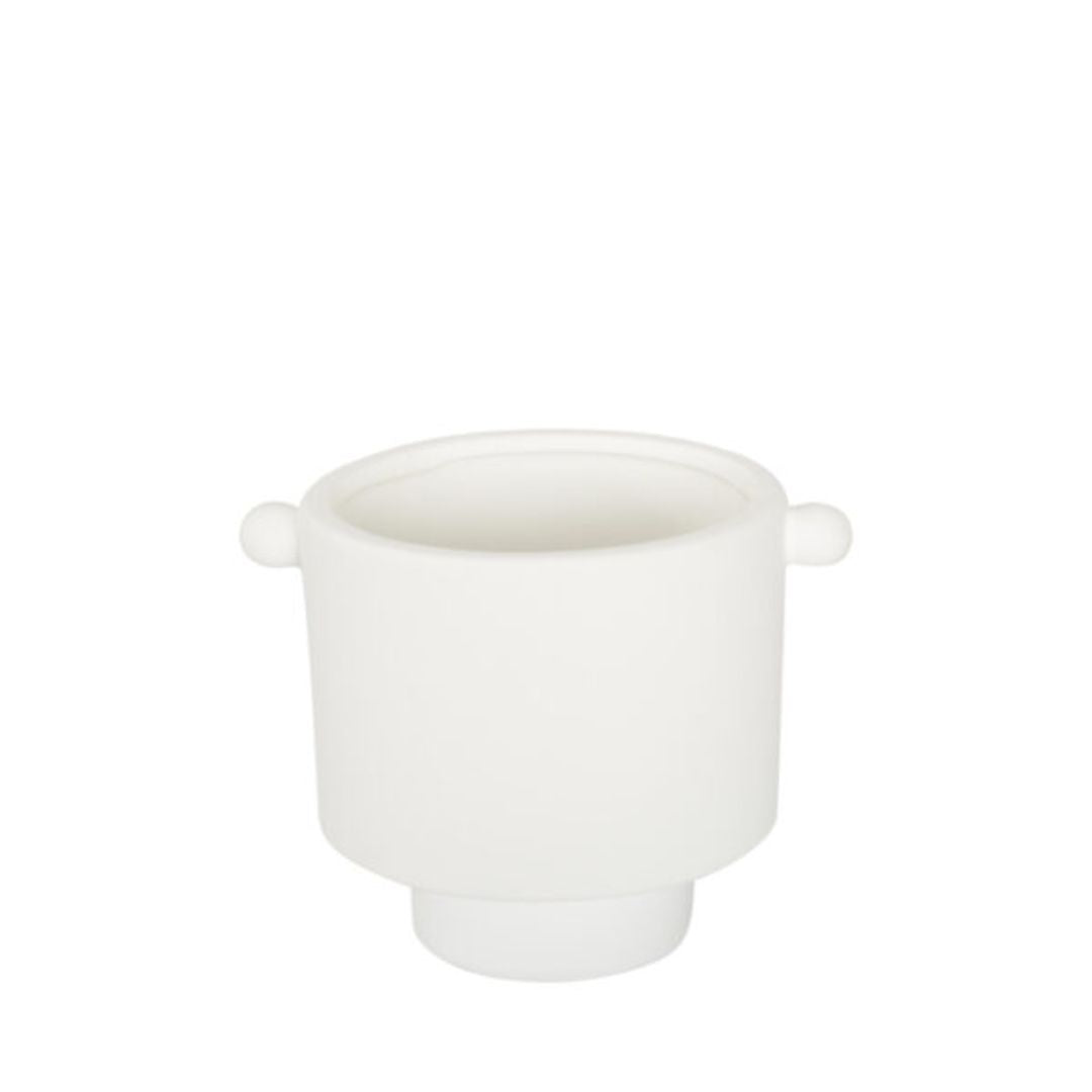 Bonnie Planter Pot White 13.5x10.5cm