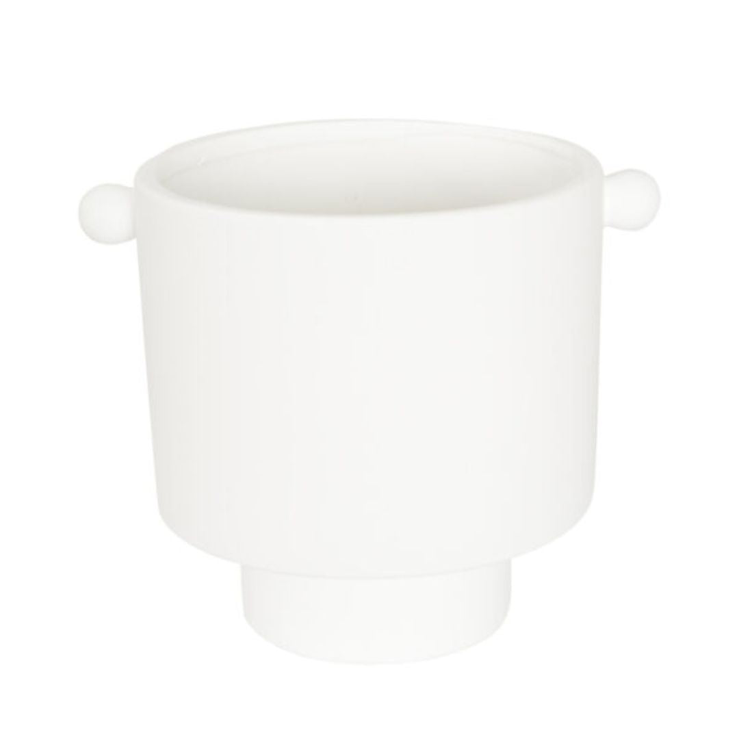 Bonnie Planter Pot White 19x16cm