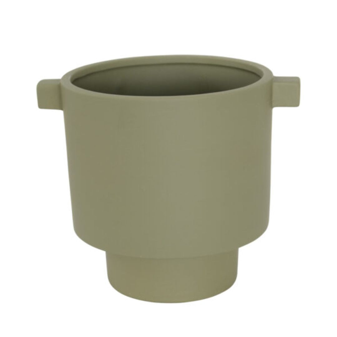 Bonnie Planter Pot Khaki Green 19x16cm