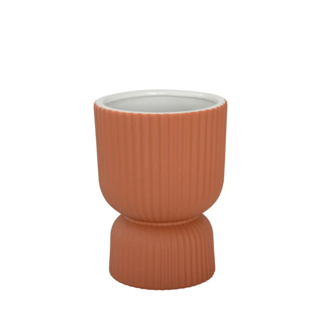 Lark Planter Pot Sunset Orange 11.5 X 16cm 