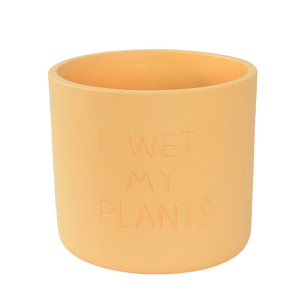 Habitat101 I Wet My Plants Planter Pot Sunshine 12x10cm 