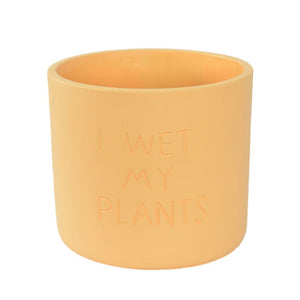 Habitat101 I Wet My Plants Planter Pot Sunshine 17x15cm 