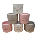 Habitat 101 Quirky Quotes Planter Pots 14x12cm