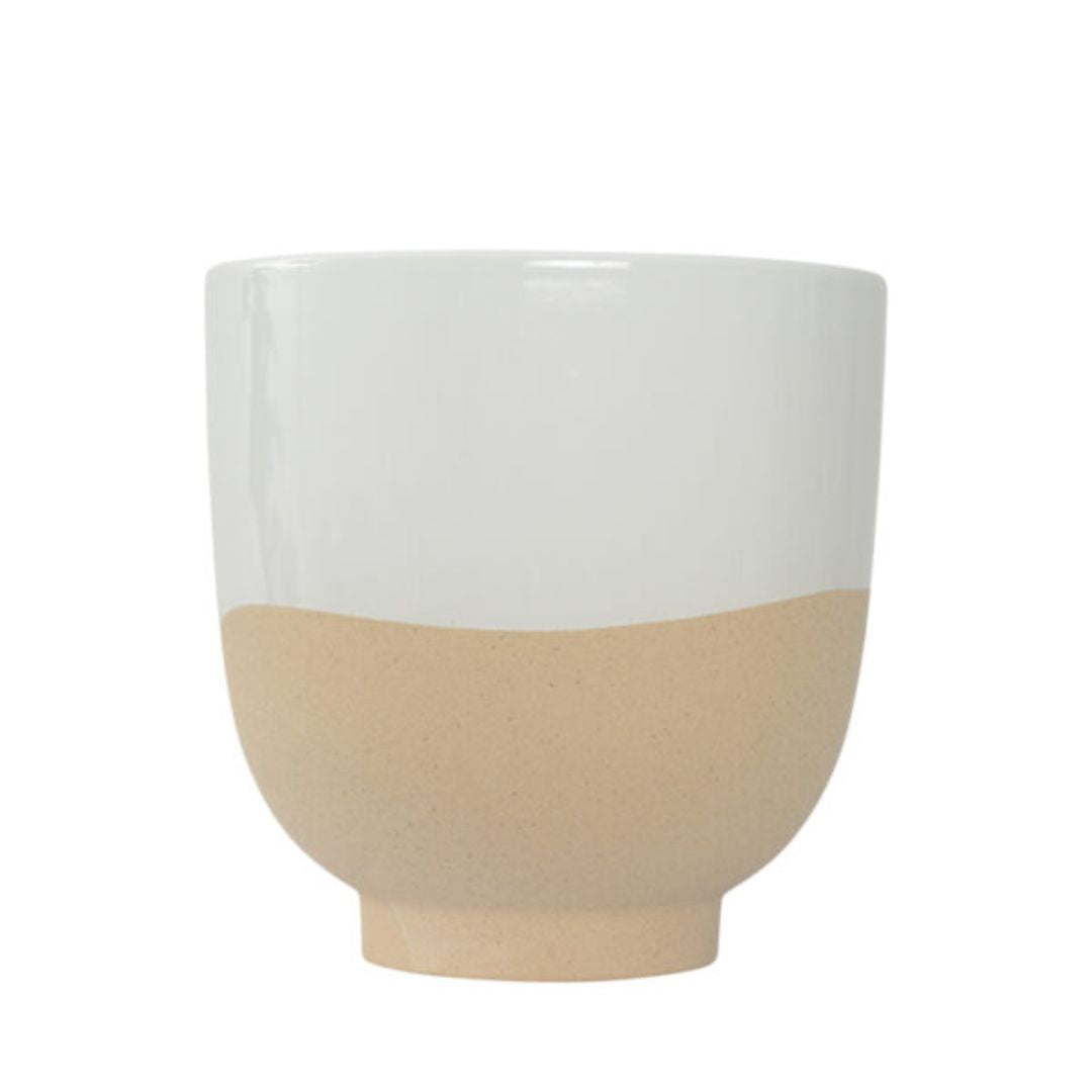Piper Planter Pot White 20x20cm