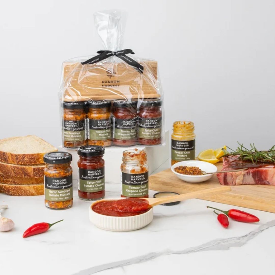 Random Harvest Cheese Board Bbq Gift Set