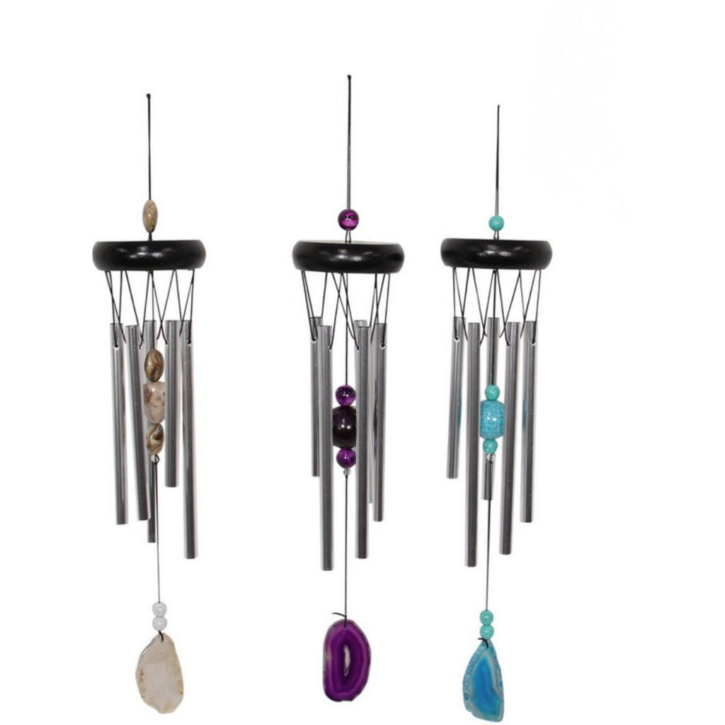 Agate Stone 5 Tube Wind Chime