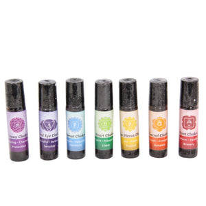 10ml Chakra Roll With Essential Aromatherapy Oil  Assorted 