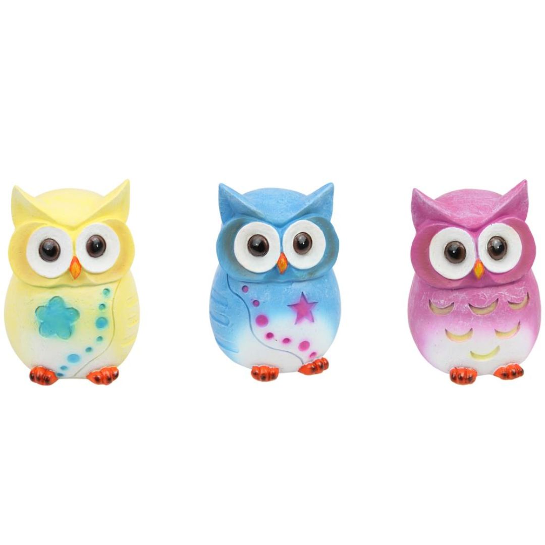 Cute Sitting Owl 12cm