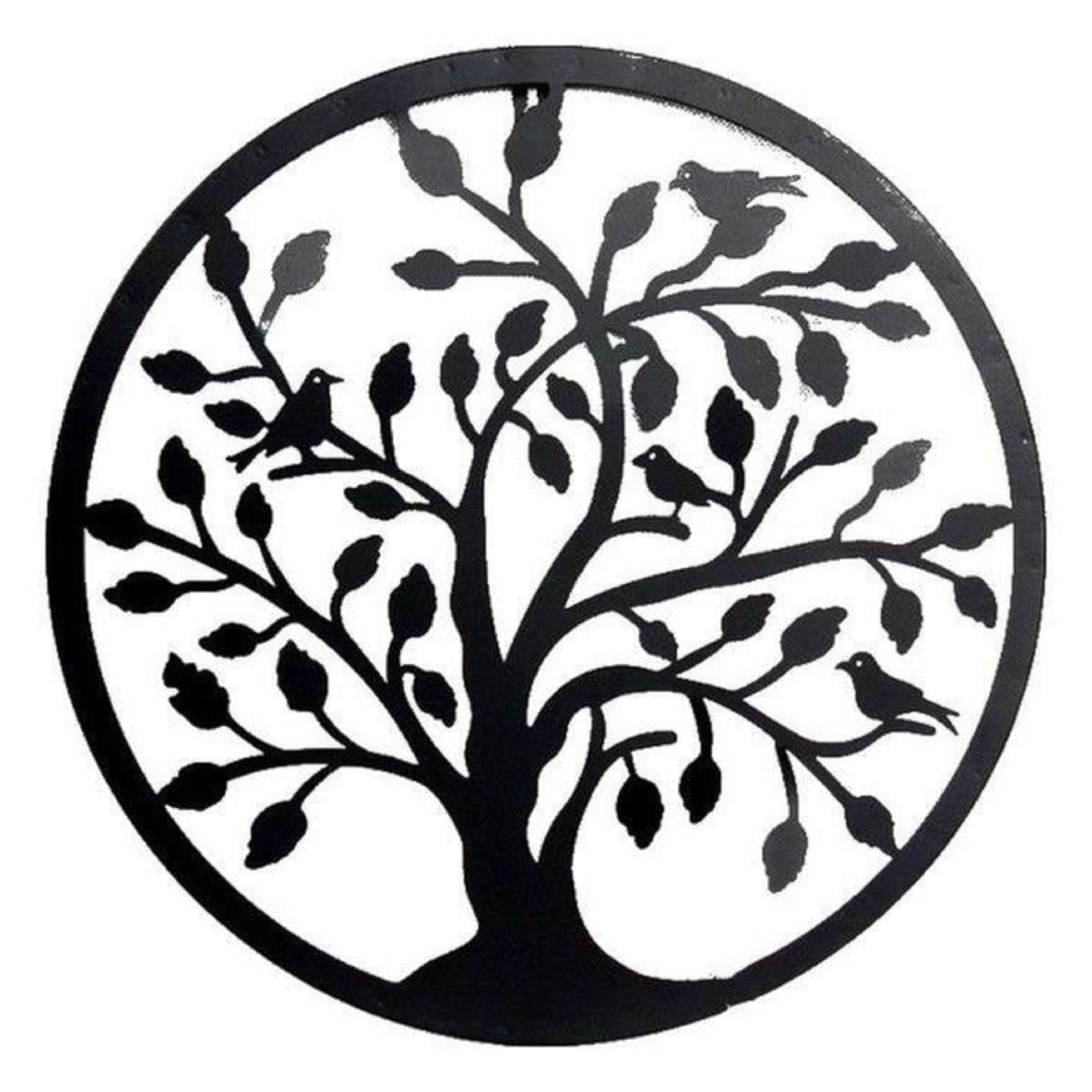 40cm Metal Tree Of Life Wall Art