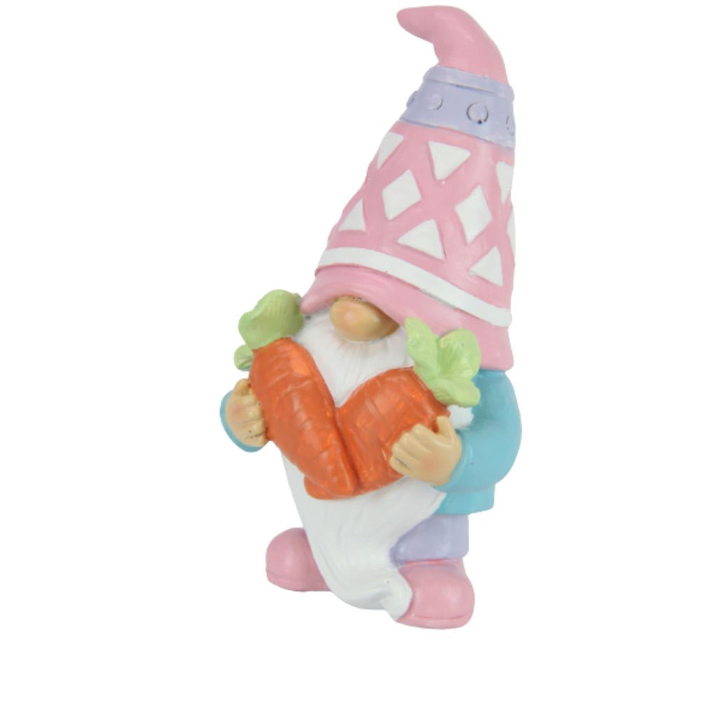 Easter Gnome Holding Goodies 10cm