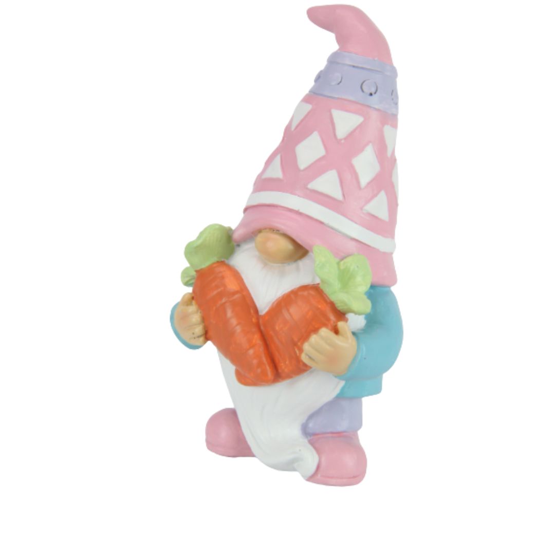 Easter Gnome Holding Goodies 10cm