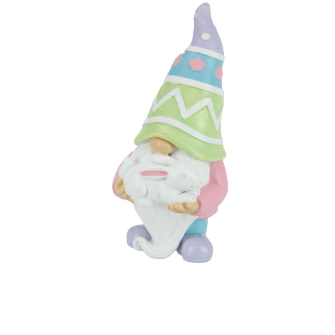 Easter Gnome Holding Goodies 10cm