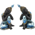 Rulai Resting Blue Buddha 18cm