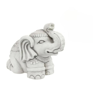 Garden Elephant In Cream Colour 36cm