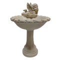 60cm Garden Bird Feeder W/cherub