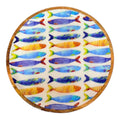 Mango Wood Fish Plate 30x30x2cm