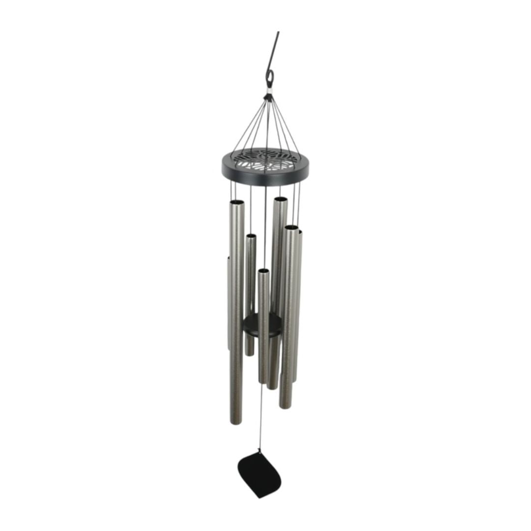 6 Tube Tuned Silver Wind Chime 130cm