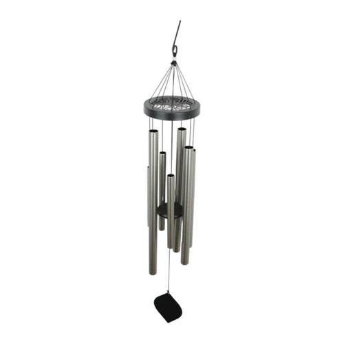 6 Tube Tuned Silver Wind Chime 130cm