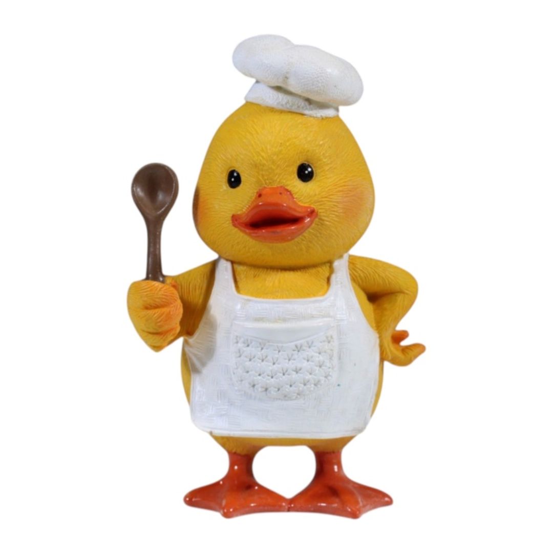 12cm Duck With Chefs Apron