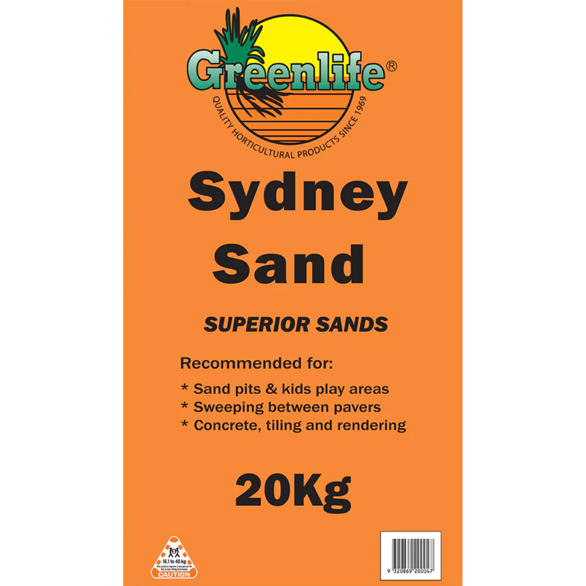 Greenlife Anl Sydney Sand, Sand Pits 20kg