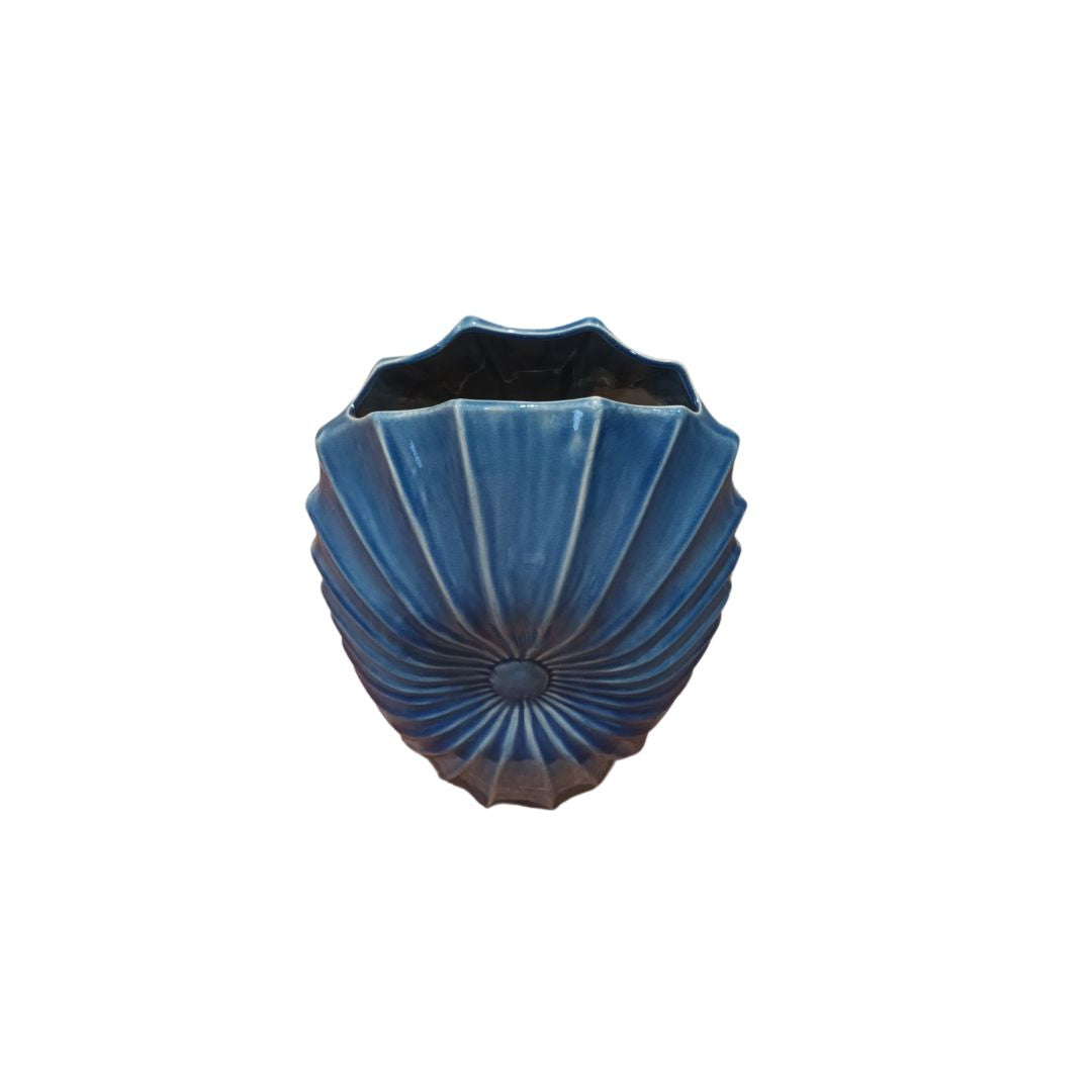 Shelly Vase Blue