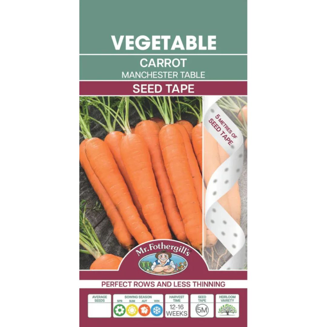 Carrot Early Nantes Seed Tape