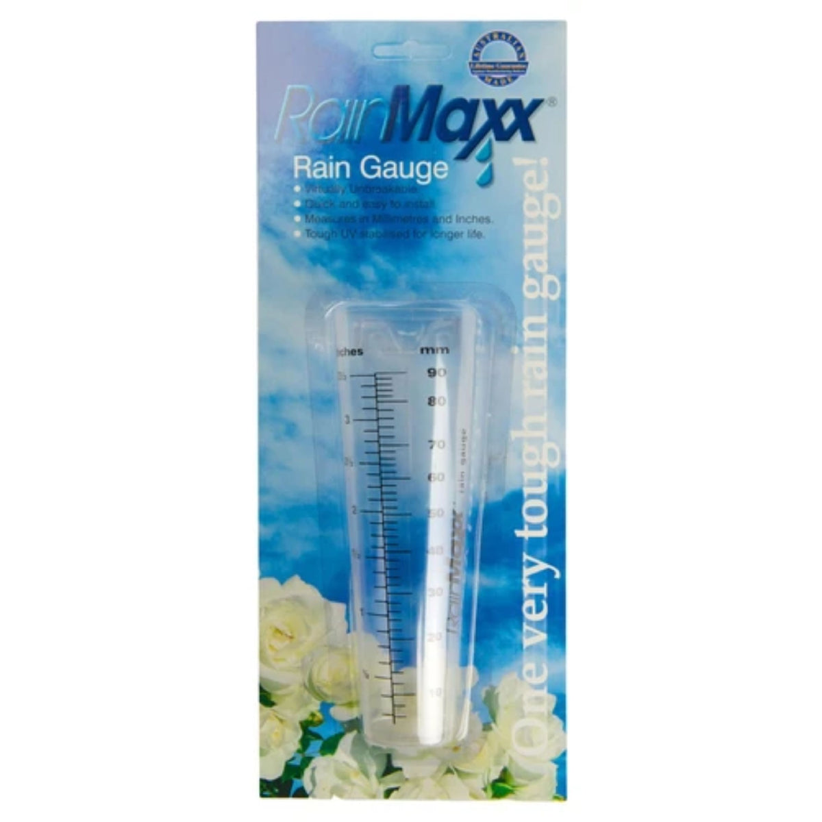 Fjord Rain Gauge Rainmaxx 90mm Garden