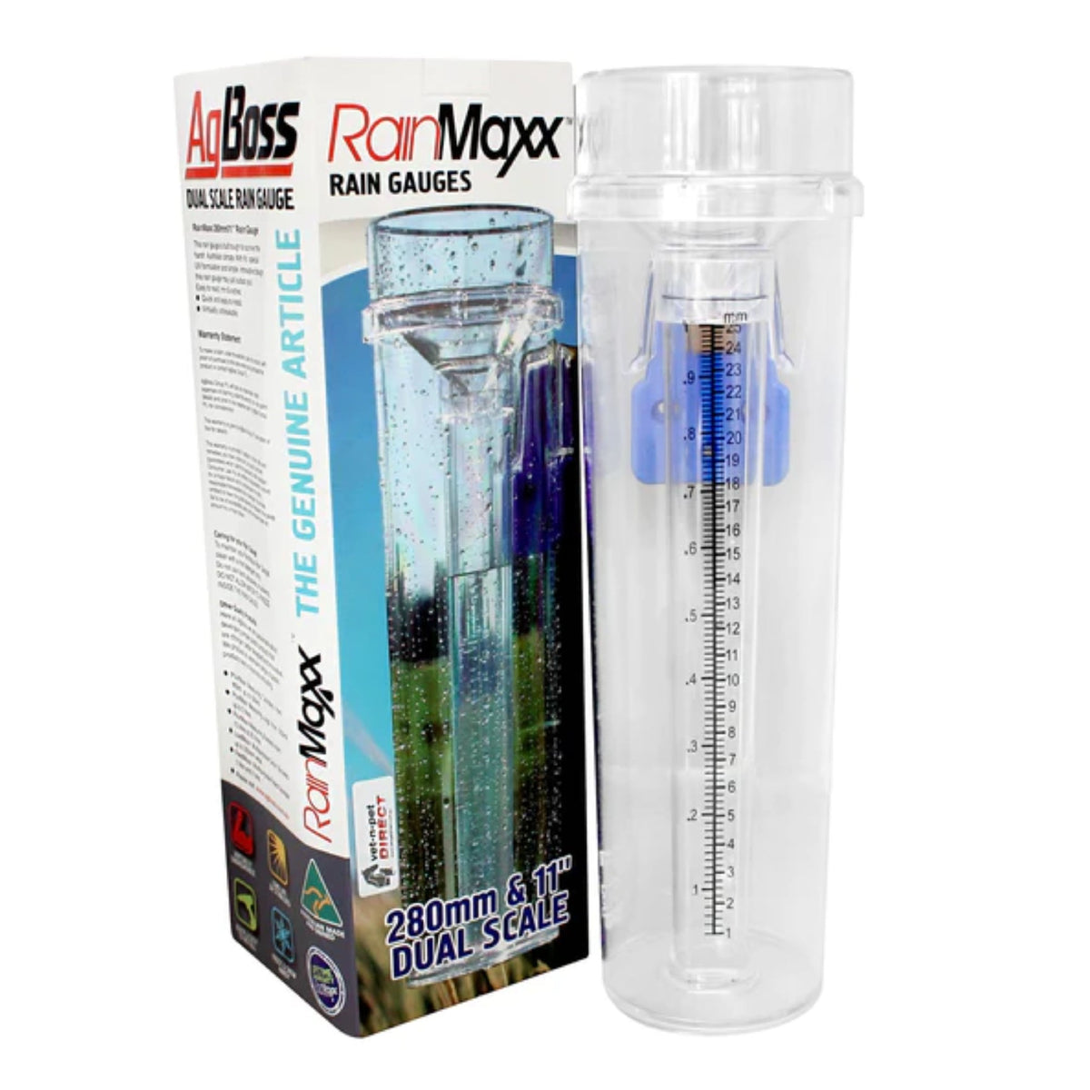 Fjord Rain Gauge Rainmaxx 280mm Round 