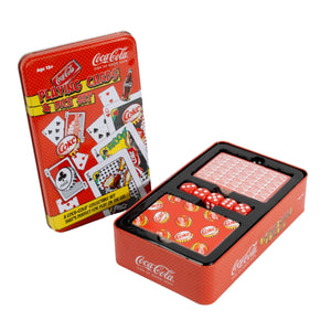 Coca Cola Playing Cards & Dice Set