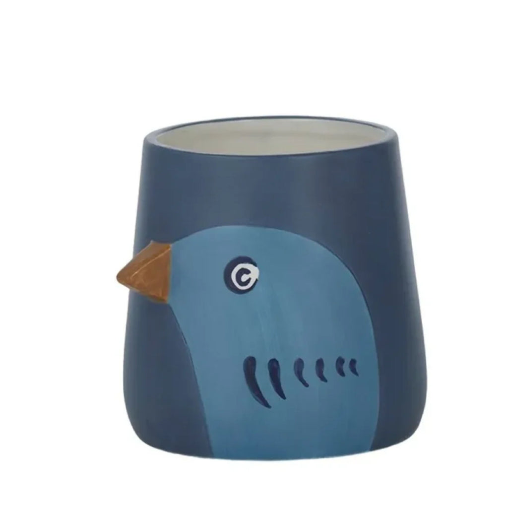 Bird Bryce Ceramic Pot Blue 12.5x12cm