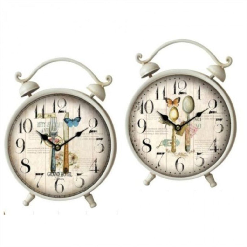 Table Clock Metal 16cm