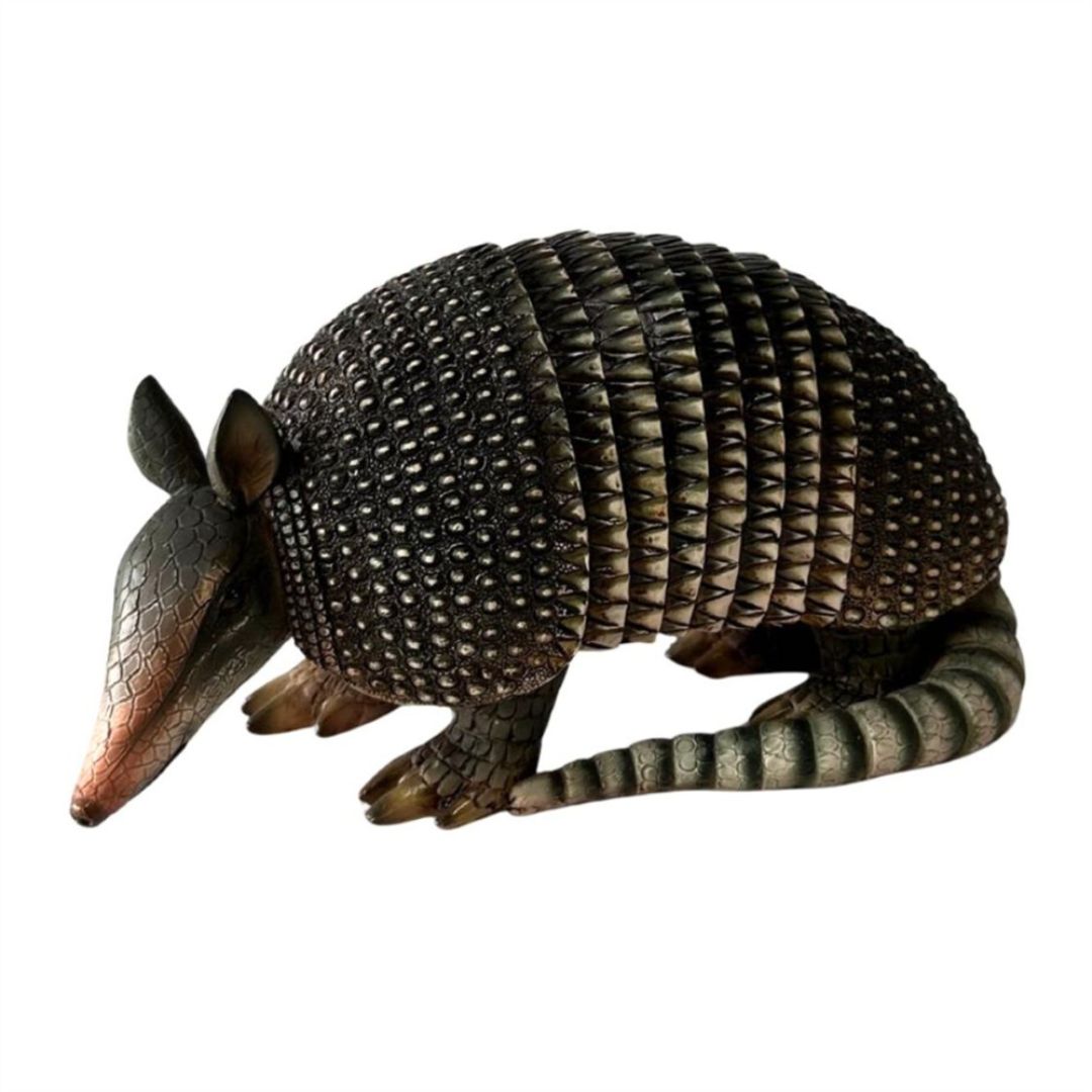 Resin Armadillo 22x9.5x12cm