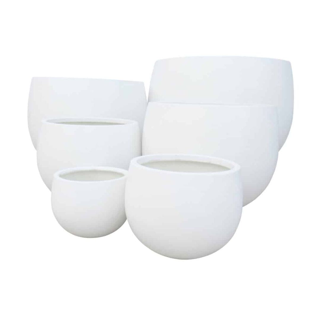 Mega Belly Pot Pure White [sz:x Small Clr:pure White]