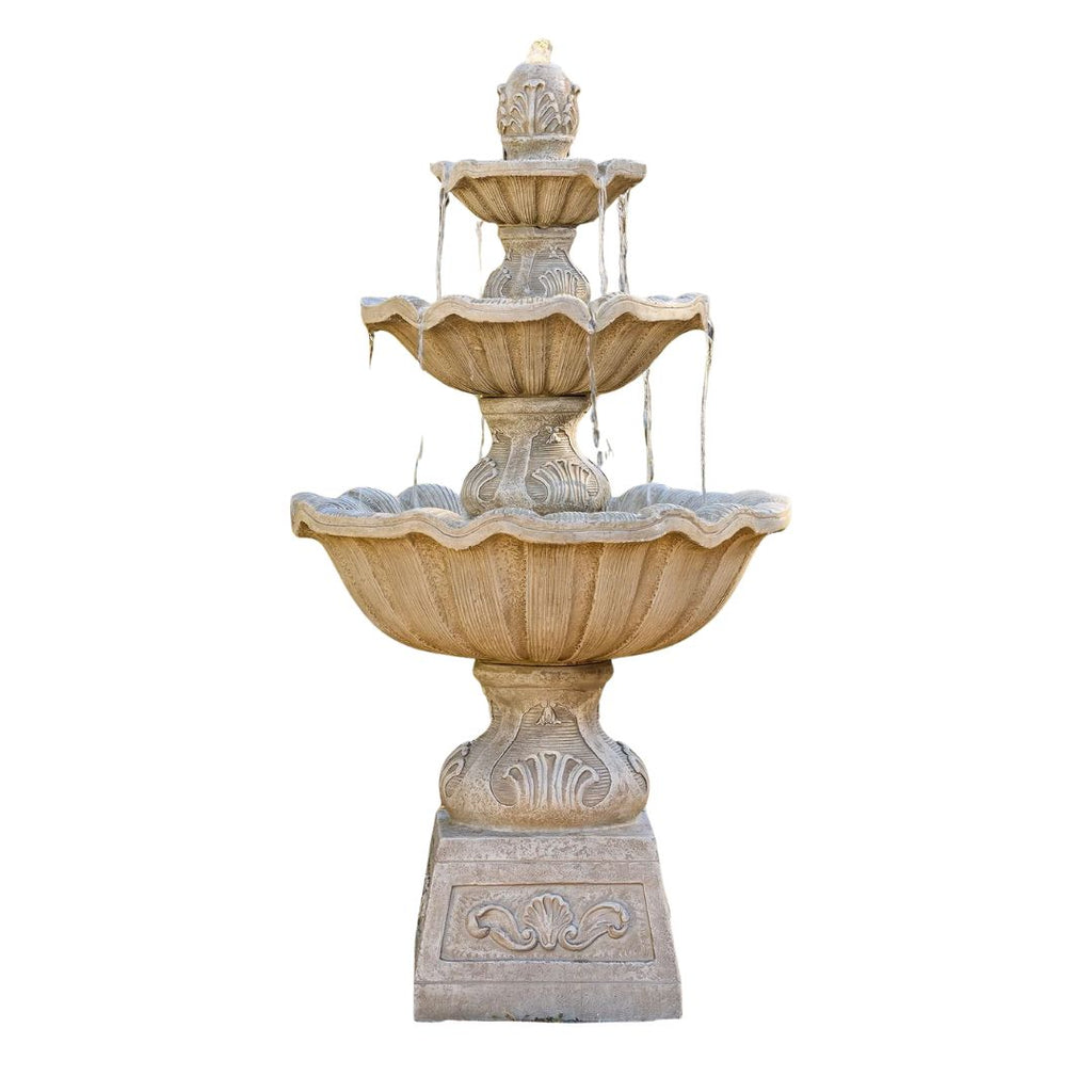 Northcote Pottery Fleur Fountain Stone