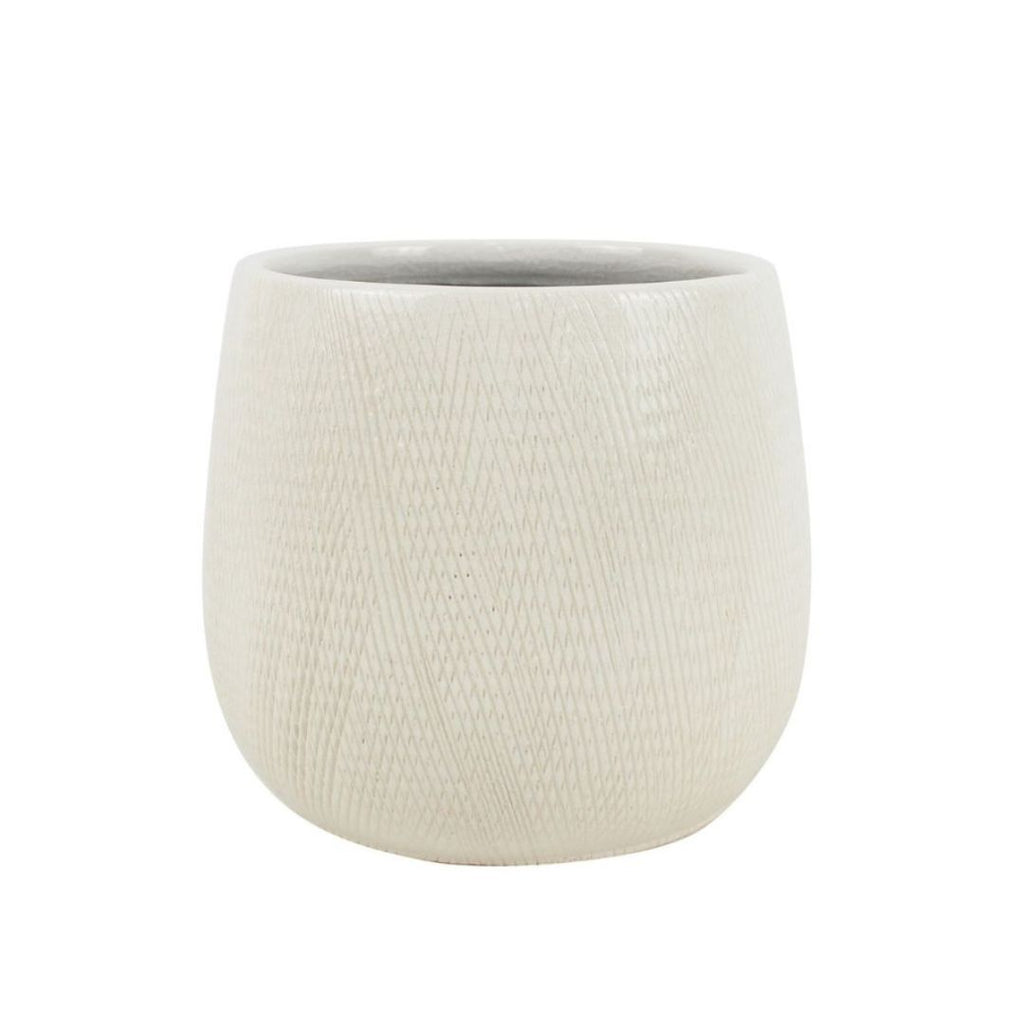 Northcote Pottery Hisako Pot White [sz:small Clr:white]
