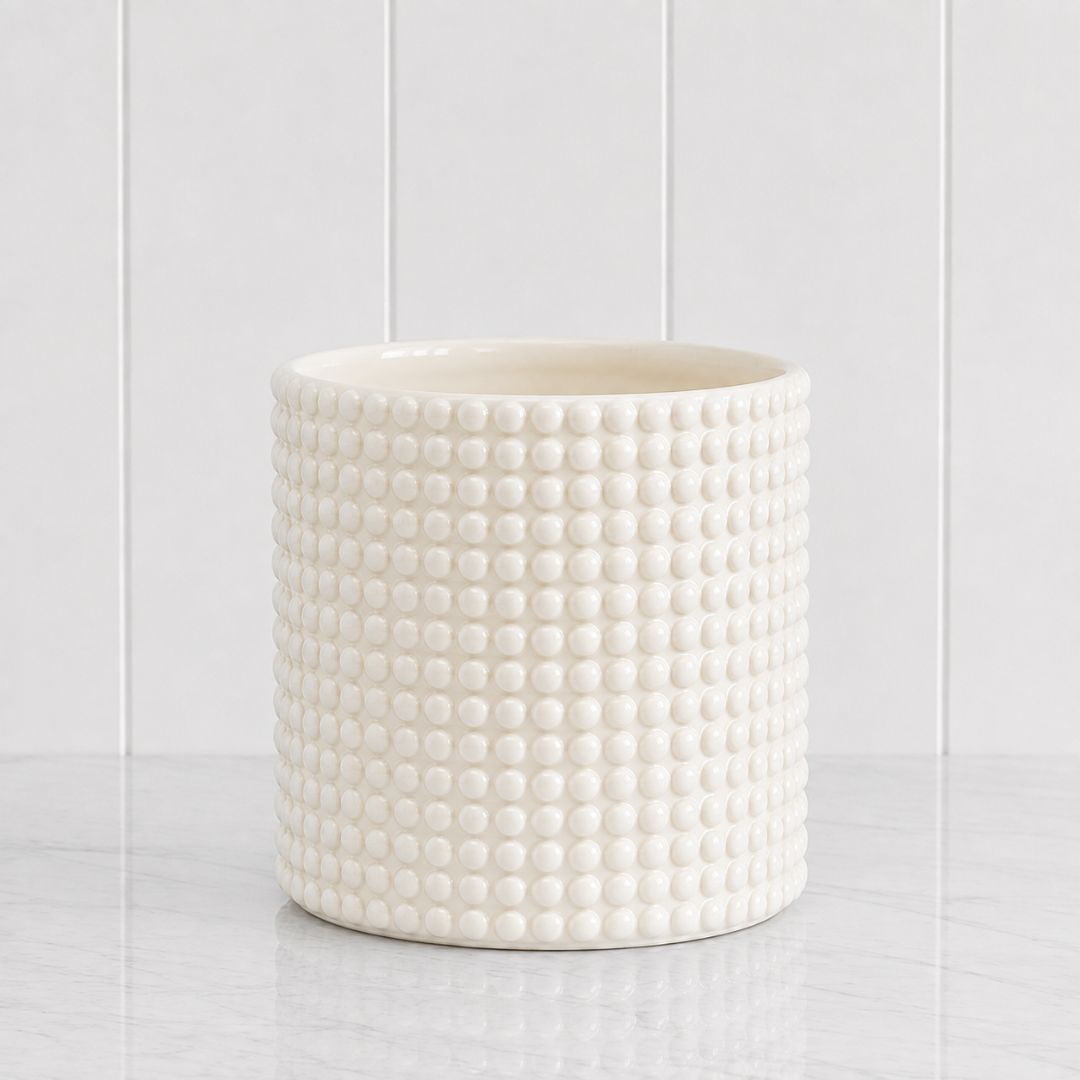 Bella 15cm Pot Ecru