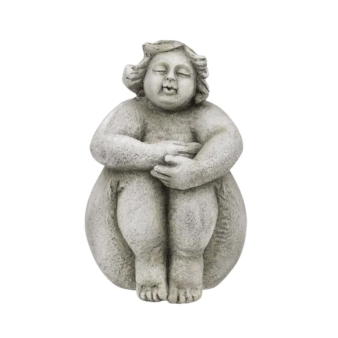 Yoga Embrace Lady Statue 24.5x20.5x31.5cm