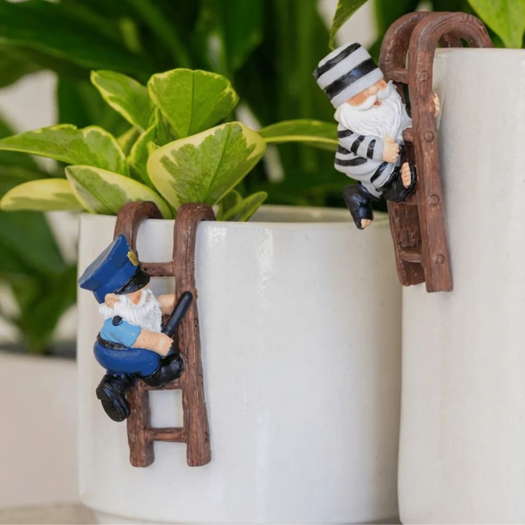 Cops And Robbers Pot Hanger
