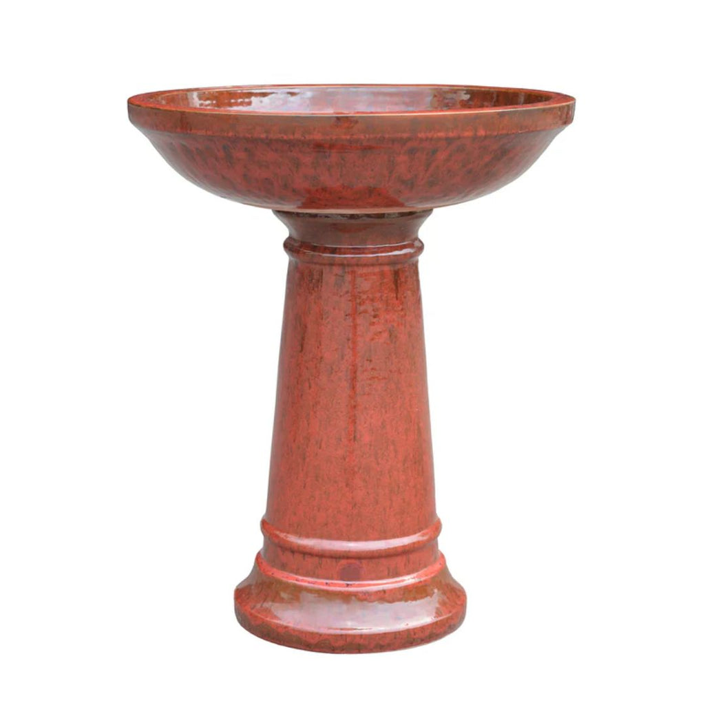 Grafton Birdbath Red