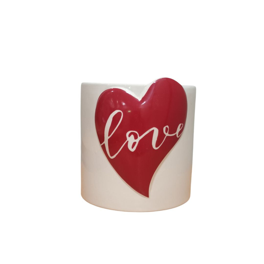 Northcote Pottery Love Heart Planter 18x18cm