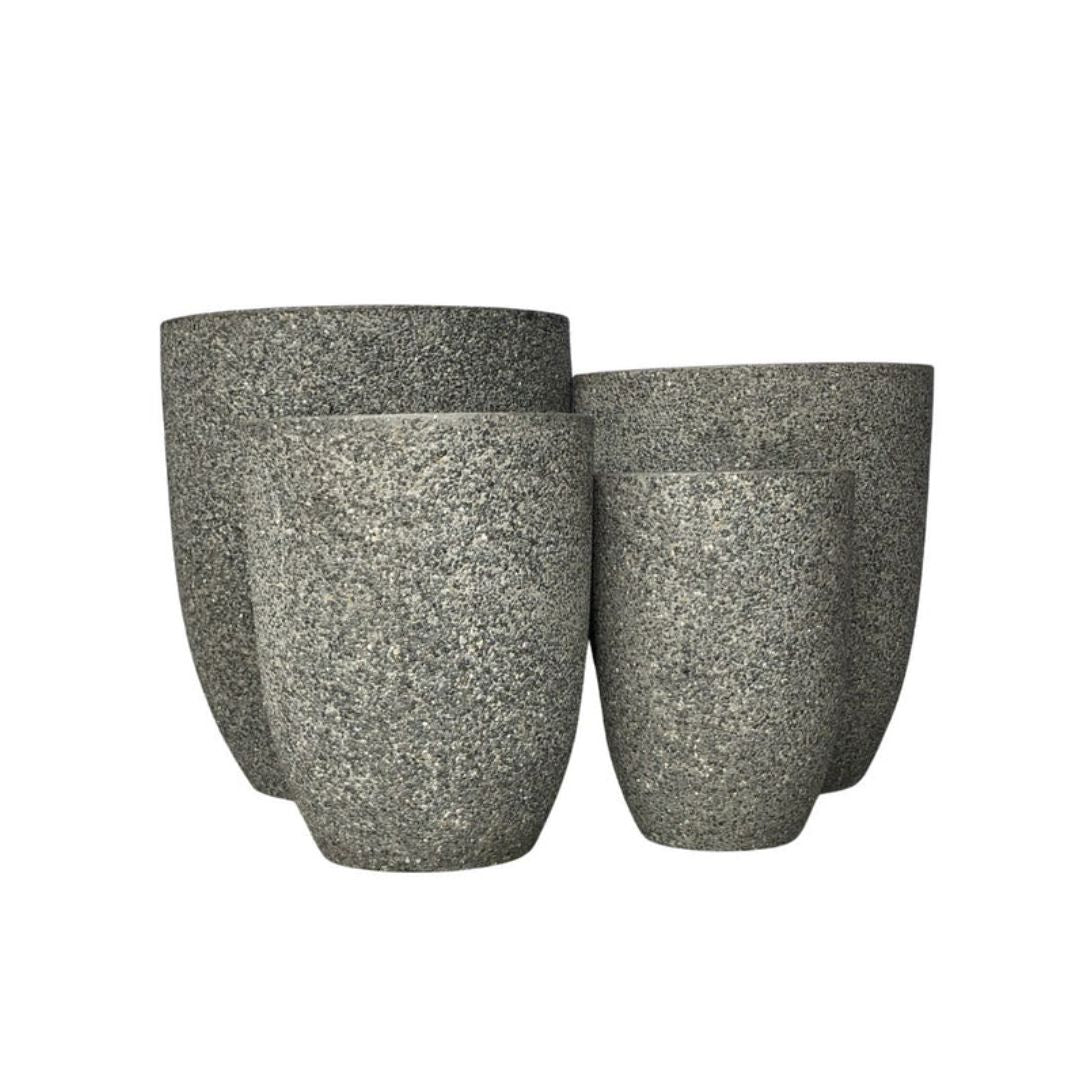 Chambers U Pot Dark Grey Pebble [sz:large Clr:dark Grey Pebble]