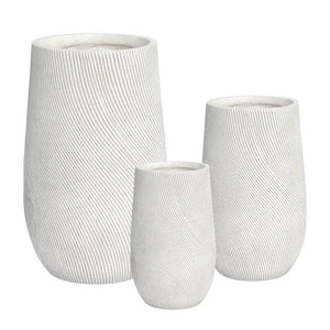 Northcote Pottery Helix U Pot [sz:large Clr:white]