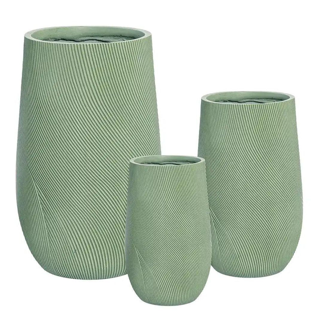 Northcote Pottery Helix U Pot [sz:medium Clr:green]