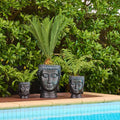 Northcote Pottery Balinese Planter Black [sz:small Clr:black]