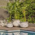 Triton Belly Pot Atlantic White [sz:small Clr:atlantic White]