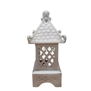 Lantern Square White 43cm