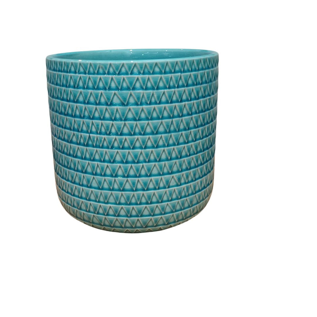 Northcote Pottery Laila Cylinder Aqua Large 20x19cm