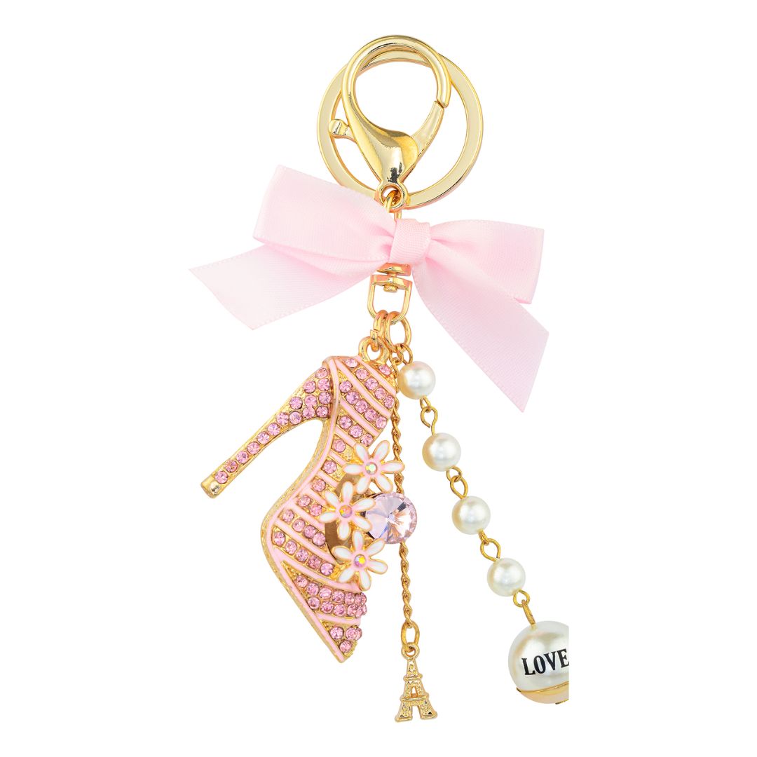 Key Ring - Stiletto Pink