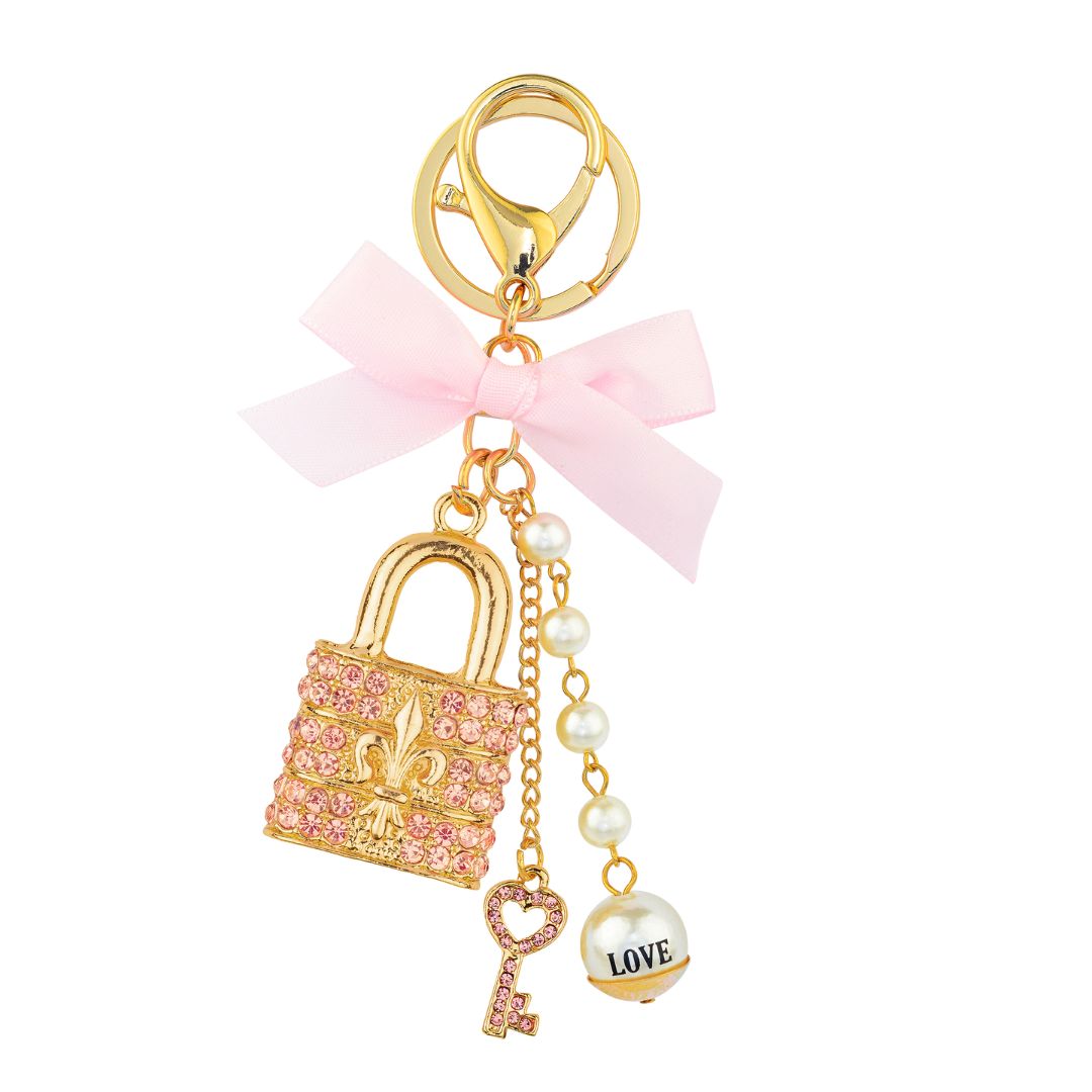 Key Ring - Locket Pink
