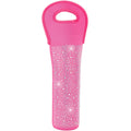 Diamonte Bottle Bag - Pink